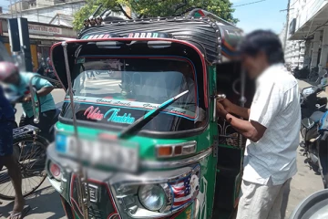 யாழில் முச்சக்கரவண்டி சாரதியொருவரின் மோசமான செயல்