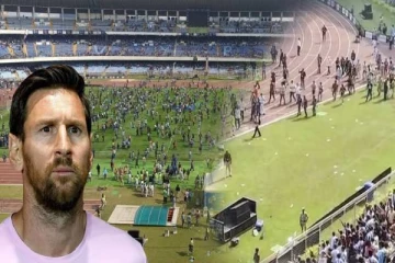 லியோனல் மெஸ்ஸியை பார்க்க முடியாததால் ஆத்திரமடைந்த ரசிகர்கள்