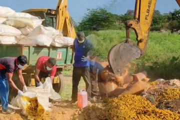 4 கோடி பெறுமதியான சட்டவிரோத பொருட்கள் அழிப்பு