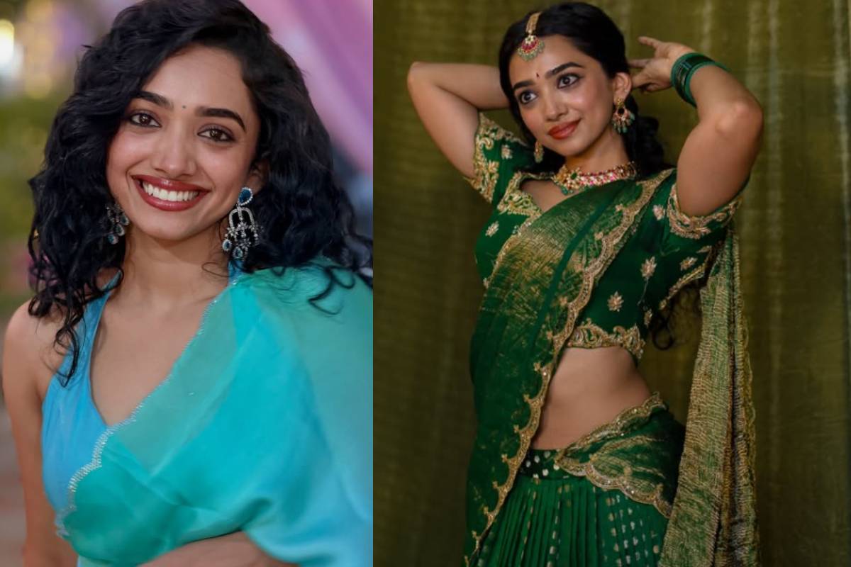 காந்தப்பார்வையில் அசத்தும் விழி வீக்குர நடிகை சான்வே மேகனா.. புகைப்படங்கள்.. | Actress Saanve Megghana Recent Photoshoot Reddress