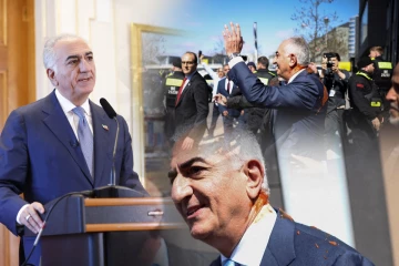 ஈரானின் நாடு கடத்தப்பட்ட பட்டத்து இளவரசர் பஹ்லவி மீது தக்காளி வீசி தாக்குதல்