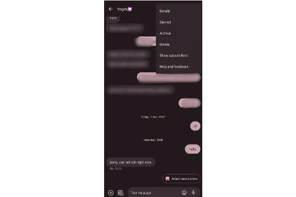 Google Messageல் அவசர குறுஞ்செய்திகள்