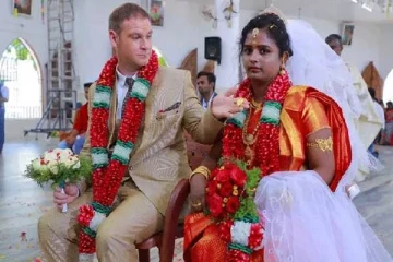 எனக்கு தமிழ் பொண்ணுதான் வேணும் : கன்னியாகுமரி பெண்ணை கரம்பிடித்த ஜெர்மனி வாலிபர்