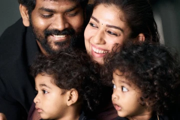 நயன்தாரா மகன்கள் உடன் எடுத்த அழகிய போட்டோஷூட்