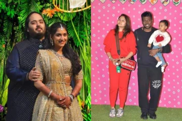 அம்பானி வீட்டு திருமண நிகழ்வில் மனைவியுடன் தோன்றிய தமிழ் இயக்குநர் அட்லீ: வைரலாகும் வீடியோ