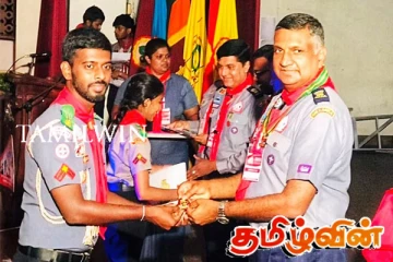 திரி சாரணர் பிரிவில் சாதனை படைத்த வவுனியா இளைஞன்