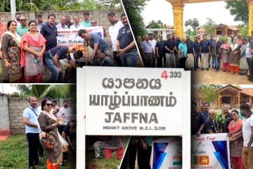 யாழில் முன்னெடுக்கப்பட்ட மர நடுகை நிகழ்வு