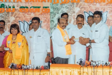 அதிரும் களம் - அதிமுக எம்.பி - ம.நீ.ம மாநில செயலாளரை பாஜகவில் இணைத்த அண்ணாமலை..!!