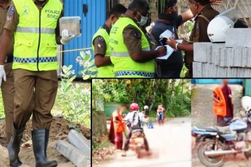 பிக்குவின் தாக்குதலுக்கு இலக்கான பொலிஸ் உத்தியோகத்தர் படுகாயம்