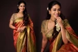 யாதும் ஆகி வாழ்!! நிவேதா பெத்துராஜின் சேலை புகைப்படங்கள்..