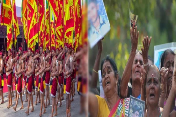 எமது உறவுகளைத் தேடி நடு வீதியில் நாம் போராடும் போது தென்னிலங்கையில் பல மில்லியனில் கொண்டாட்டம்!
