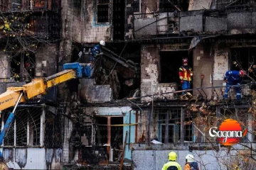 රුසියාවෙන් යුක්‍රේනයේ කියෙව් අගනුවරට ඩ්‍රෝන ප්‍රහාරයක්