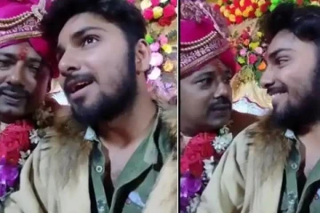 திருமண வீட்டில் பசி போக்க அழையா விருந்தாளியாக நுழைந்த இளைஞருக்கு காத்திருந்த இன்ப அதிர்ச்சி! வீடியோ