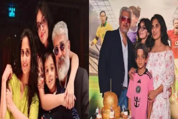 மகனின் ஃபுட்பால் ஆர்வத்தை ஊக்குவித்து பிறந்தநாள் கொண்டாடிய அஜித்... வைரல் புகைப்படங்கள்