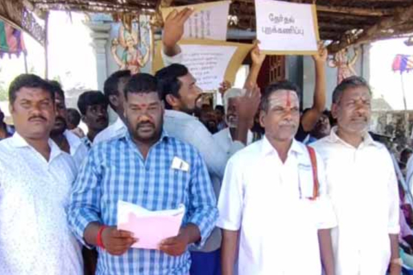 இறால் பண்ணைகளை தடை செய்யவில்லையென்றால், தேர்தலை புறக்கணிப்போம் - மீனவர்கள் போராட்டம்! | Shrimp Farms Banned Election Fishermen Struggle இறால் பண்ணைகளை தடை செய்யவில்லையென்றால், தேர்தலை புறக்கணிப்போம் - மீனவர்கள் போராட்டம்! | Shrimp Farms Banned Election Fishermen Struggle