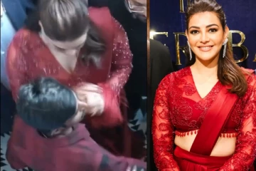 நடிகை காஜல் அகர்வாலை தவறாக தொட்ட ரசிகர்.. ஷாக் ஆன நடிகை! வீடியோ