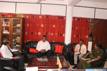 தேசிய அபாயகர ஔடத கட்டுப்பாட்டு சபையின் மாகாண தலைவருக்கும் வடக்கு ஆளுநருக்குமிடையில் சந்திப்பு