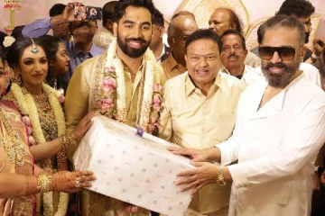 மகள் ப்ரீத்தா கல்யாணத்தில் தயாரிப்பாளர் ஐசரி கணேஷ் செய்த செயல்!!