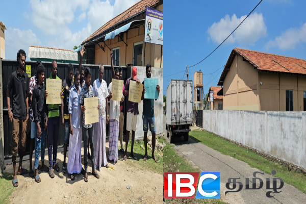 யாழில் ஒப்பந்த காலம் முடிந்தும் வெளியேற மறுக்கும் நிறுவனம் : போராட்டத்தில் குதித்த மக்கள்