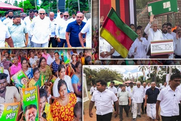 வவுனியாவில் ரணில் விக்ரமசிங்கவின் மாபெரும் பிரச்சார கூட்டம் !