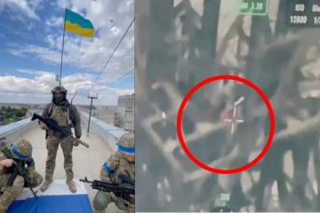 150 ஆண்டுகள் பாரம்பரிய சுரங்கம்! உக்ரைனிய கொடிய பறக்க விட்ட வீரர்கள்