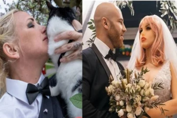 பூனை முதல் பொம்மை வரை திருமணம் செய்த நபர்கள் - உலகின் விசித்திரமான திருமணங்கள்;