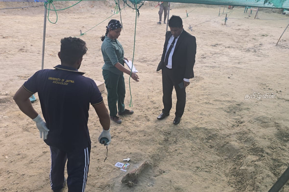 செம்மணி மனிதப் புதைகுழியில் எலும்புக்கூட்டுக்குள் சிக்கியிருந்த மர்மப் பொருள்..! | Today Update On The Chemmani Mass Grave
