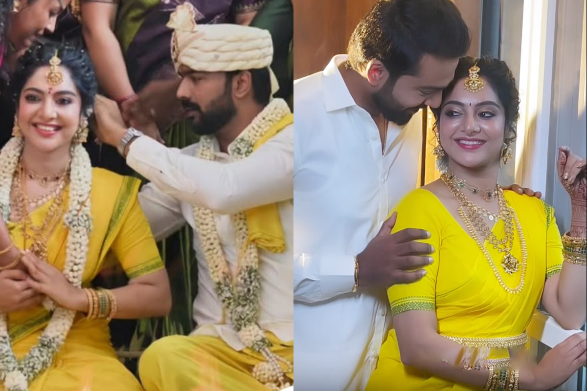 பிரபல சீரியல் நடிகரை திருமணம் செய்துகொண்ட நடிகை சியாமந்தா.. அழகிய ஜோடிக்கு குவியும் வாழ்த்துகள் | Serial Actress Syamantha Kiran Got Married