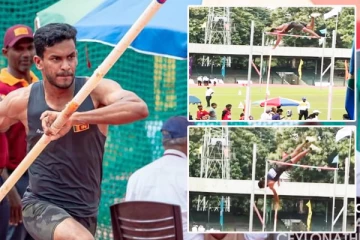 தேசிய விளையாட்டு விழாவில் புதிய சாதனையை நிலைநாட்டிய யாழ். மைந்தன்