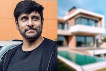 நடிகர் விக்ரம் வாழ்ந்து வரும் பிரமாண்ட வீட்டை பார்த்துள்ளீர்களா - இதோ உங்களுக்காக