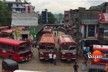 ලංගම පෞද්ගලික බස් හටනින් ලංගම ඩිපෝවට දැවැන්ත පාඩුවක්