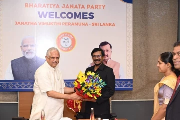 இந்தியாவில் பாஜகவின் மூத்த தலைவர்களுடன் ரில்வின் சில்வா பேச்சு