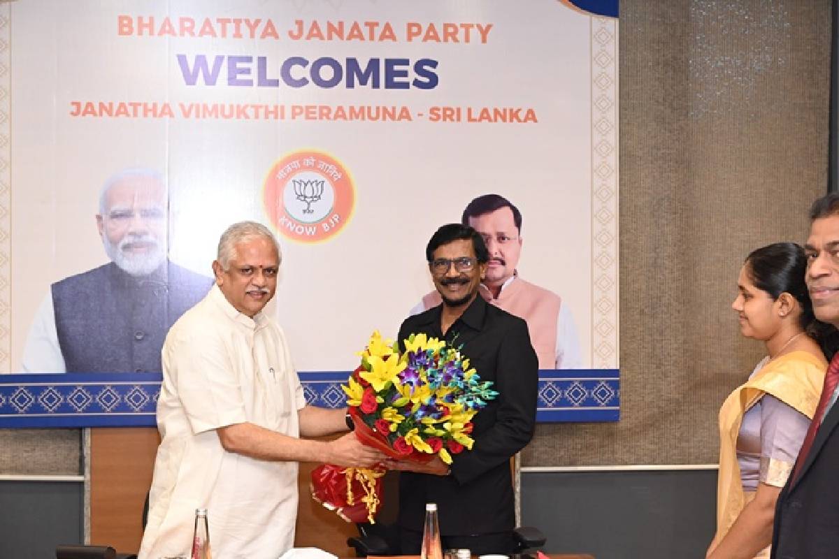 இந்தியாவில் பாஜகவின் மூத்த தலைவர்களுடன் ரில்வின் சில்வா பேச்சு