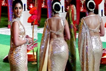 ரூ.345 கோடி மதிப்பு கொண்ட ராதிகா மெர்ச்சண்டின் புடவை- அப்படி என்ன ஸ்பெஷல்?