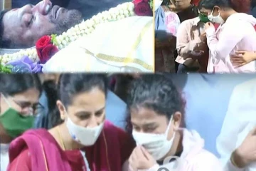 தந்தையை தொட்டுப்பார்த்து கதறிய மகள்! இறப்பதற்கு முன்பு புனித் பாடிய பாடல்: வைரலாகும் காணொளி