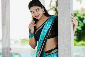 பிக் பாஸ் புகழ் தர்ஷா குப்தாவா இது.. சேலையில் கூட இப்படியா?