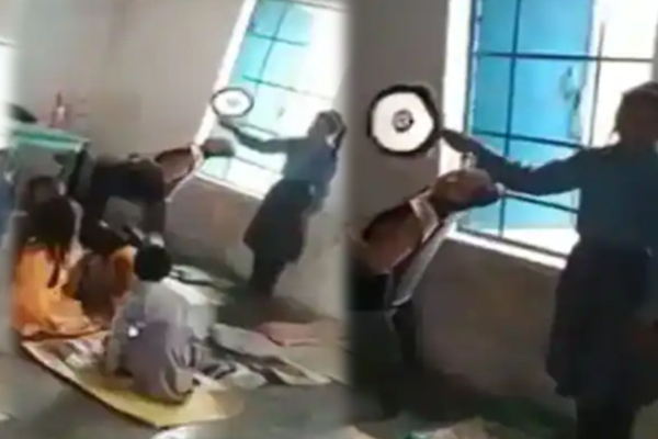 வகுப்பறையில் குறட்டை விட்டு தூங்கிய ஆசிரியர்! மாணவிகள் செய்த காரியம் | Teacher Sleeping Class Student Helping Viral