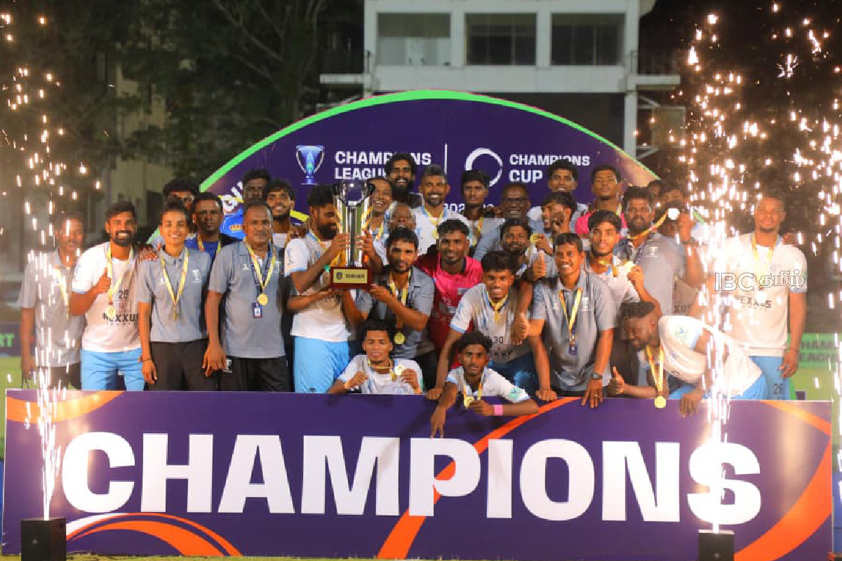 உதைபந்தாட்டத்தில் புதிய மைல்கல்: மகுடம் சூடிய நாவாந்துறை சென். மேரிஸ் கழகம் | New Milestone Set By St Marys Sports Club Jaffna உதைபந்தாட்டத்தில் புதிய மைல்கல்: மகுடம் சூடிய நாவாந்துறை சென். மேரிஸ் கழகம் | New Milestone Set By St Marys Sports Club Jaffna