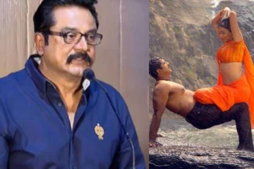 நமீதாவுடன் அந்த காட்சி!! சரத்குமாரை மேடையில் அசிங்கப்படுத்திய தொகுப்பாளினி..