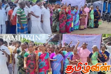 இந்திய கடற்றொழிலாளர்களை விடுவிக்கக் கோரி ராமேஸ்வரத்தில் ஆர்ப்பாட்டம்