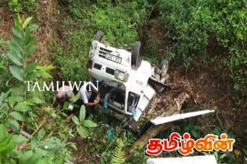 பாரஊர்தி விபத்தில் சிக்கி கர்ப்பிணித்தாய் வைத்தியசாலையில் அனுமதி