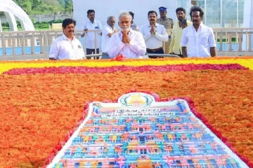 கருணாநிதி சமாதி மீது ஸ்ரீவில்லிபுத்தூர் கோவில் கோபுரம்.., கொந்தளித்த அண்ணாமலை