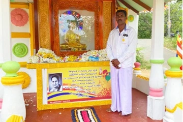 கோட்டாபயவின் முன்னோர், சந்ததியினருக்கு நன்றி செலுத்தும் முகமாக இலங்கையில் கட்டப்பட்டுள்ள விகாரை