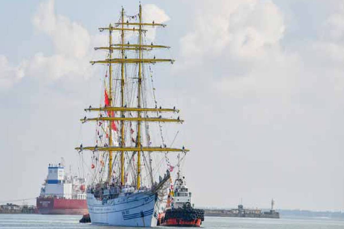 சர்வதேச மாணவர்களுடன் இலங்கை வந்த பாய்மரக் கப்பல் | Sailing Ship Sri Lanka International Students சர்வதேச மாணவர்களுடன் இலங்கை வந்த பாய்மரக் கப்பல் | Sailing Ship Sri Lanka International Students