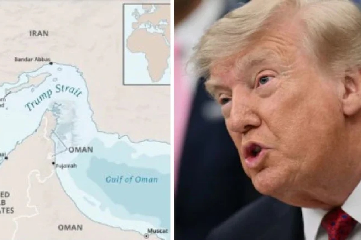Trump Renaming Strait of Hormuz to Trump Strait Trump Renaming Strait of Hormuz to Trump Strait