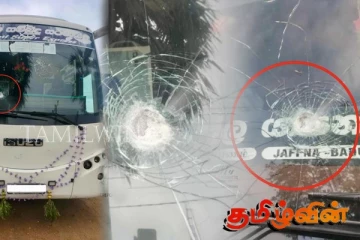 யாழ். நோக்கி சென்ற பயணிகள் பேருந்துகள் மீது தாக்குதல்