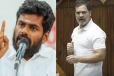 இழிவான கருத்துகள்.. ராகுல் காந்தி மன்னிப்பு கேட்க வேண்டும் - அண்ணாமலை!