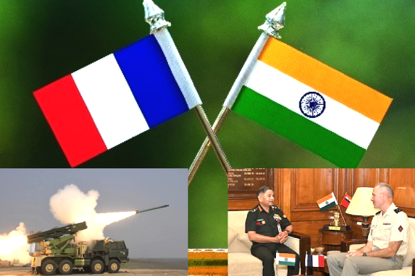 France India defence cooperation, Pinaka rocket system France, Operation Sindoor weapon review, India loitering munitions export, Gen Schill India visit 2025, Indo-French military partnership, Electronic warfare India France, Shakti joint army exercises