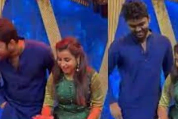 சூப்பர் சிங்கர் செட்டில் சிவாங்கி செய்த சேட்டை! விழுந்து விழுந்து சிரித்த கீ-போர்டு குருனா கார்த்திக்... தீயாய் பரவும் காட்சி
