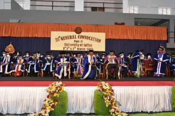 யாழ்.பல்கலைக்கழகத்தின் 35 ஆவது பொதுப்பட்டமளிப்பு  ஆரம்பம்